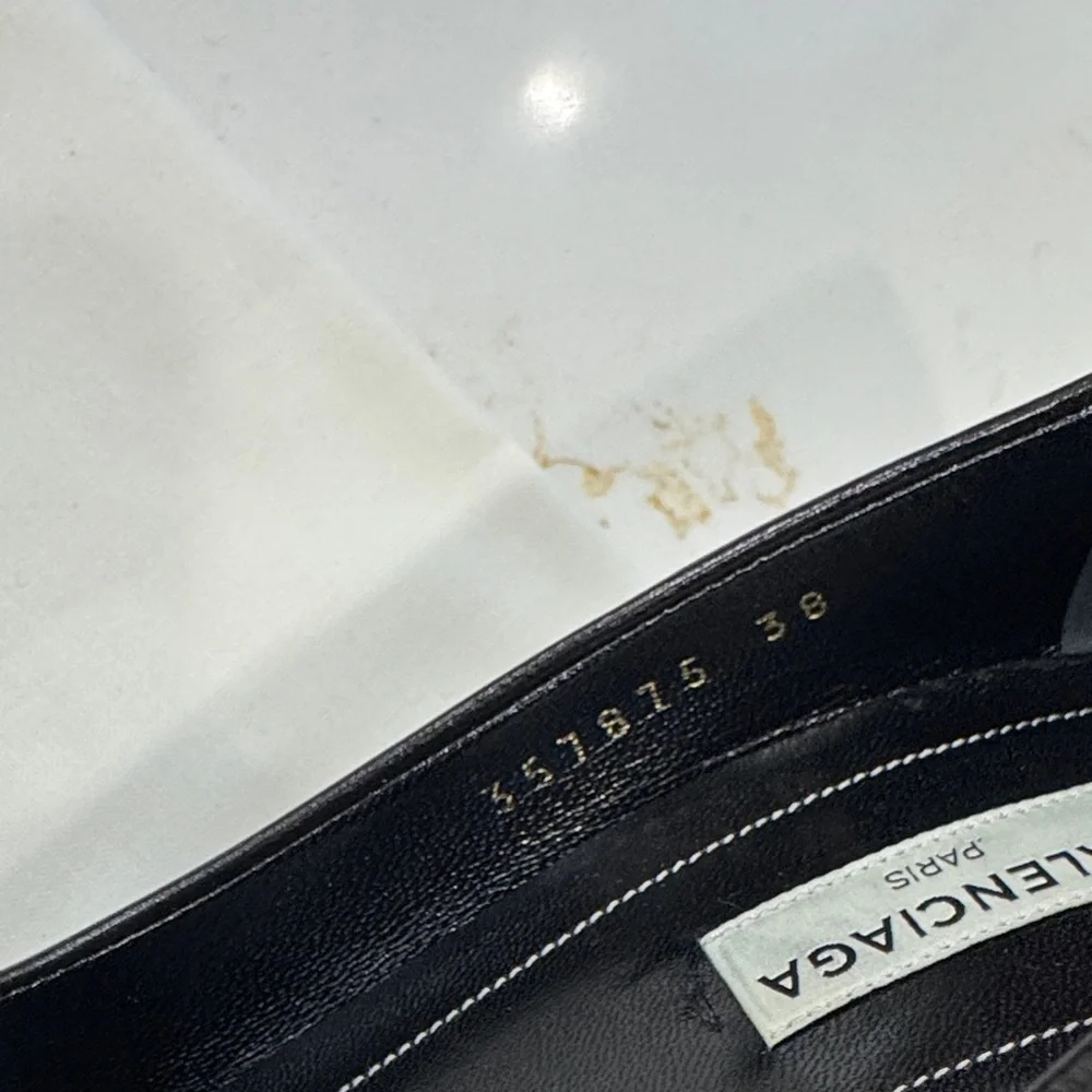 Balenciaga Black Leather Heels - Picture 7 of 12